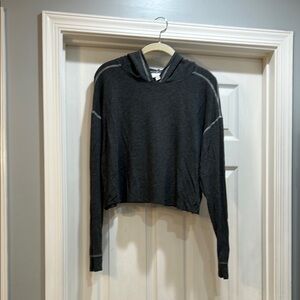 Dark Gray Hooded Sweatshirt